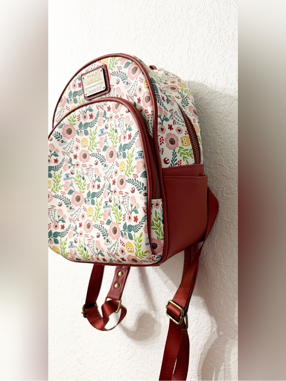 Loungefly Star Wars Floral Mini Backpack - Picture 3 of 16